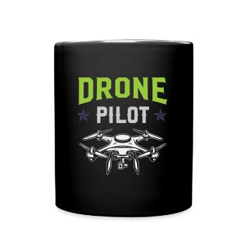 Drone Pilot - Full Colour Mug - black - Front