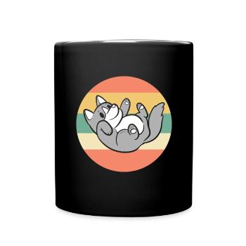 Corgi - Mug uni - noir - Devant