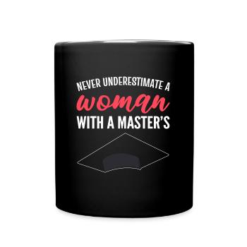Cérémonie de remise des diplômes de maîtrise - Mug uni - noir - Devant