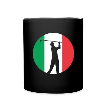 Italy Italia Italian Italian Flag - Full Colour Mug - black - Front