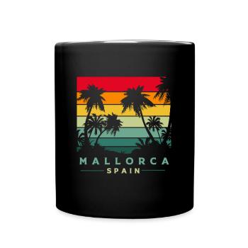 Malle Mallorca en espagnol - Mug uni - noir - Devant