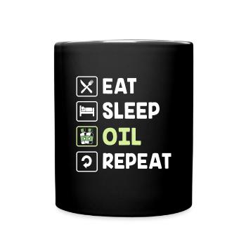 Essential oil - Full Colour Mug - black - Front