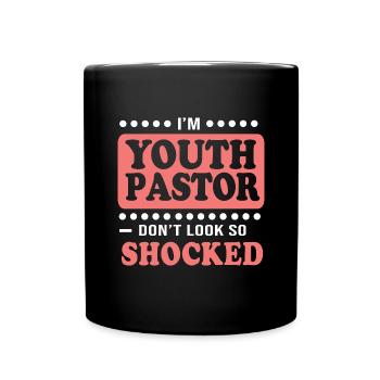 Youth pastor - Full Colour Mug - black - Front