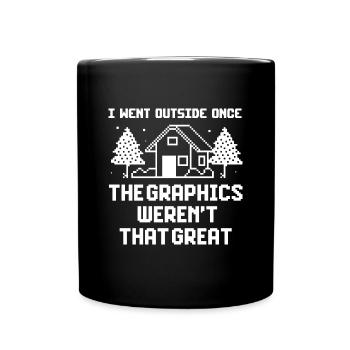 Joueur - Mug uni - noir - Devant