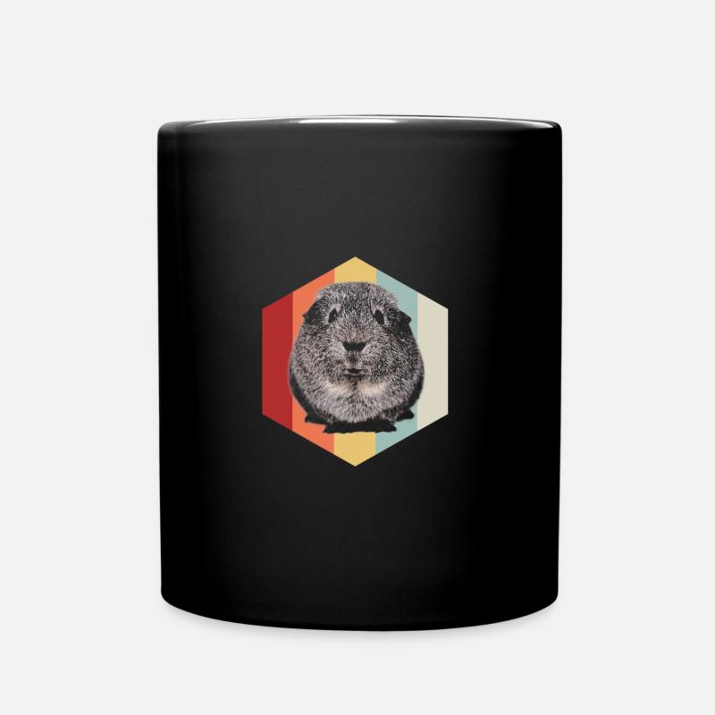 Meerschweinchen - Tasse einfarbig - Schwarz