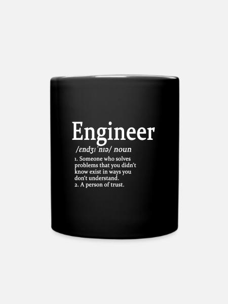 ingénieur - Mug uni - noir
