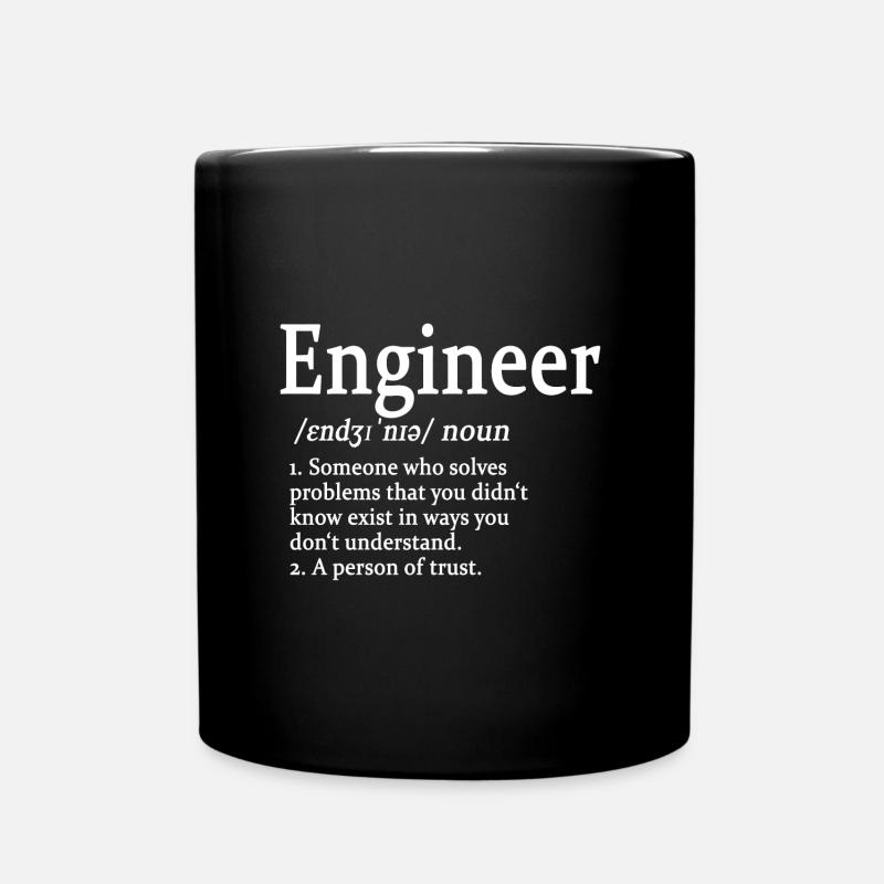 engineer - Full Colour Mug - black