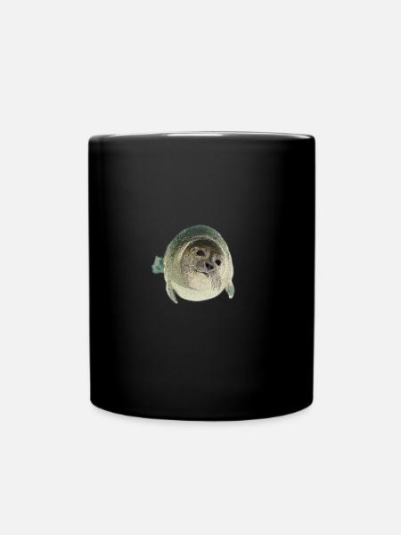 Robbe - Tasse einfarbig - Schwarz