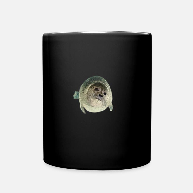 Phoque - Mug uni - noir