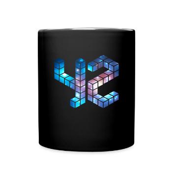 42, the answer, Hitchhiker's Guide, Galaxy, space, - Full Colour Mug - black - Front
