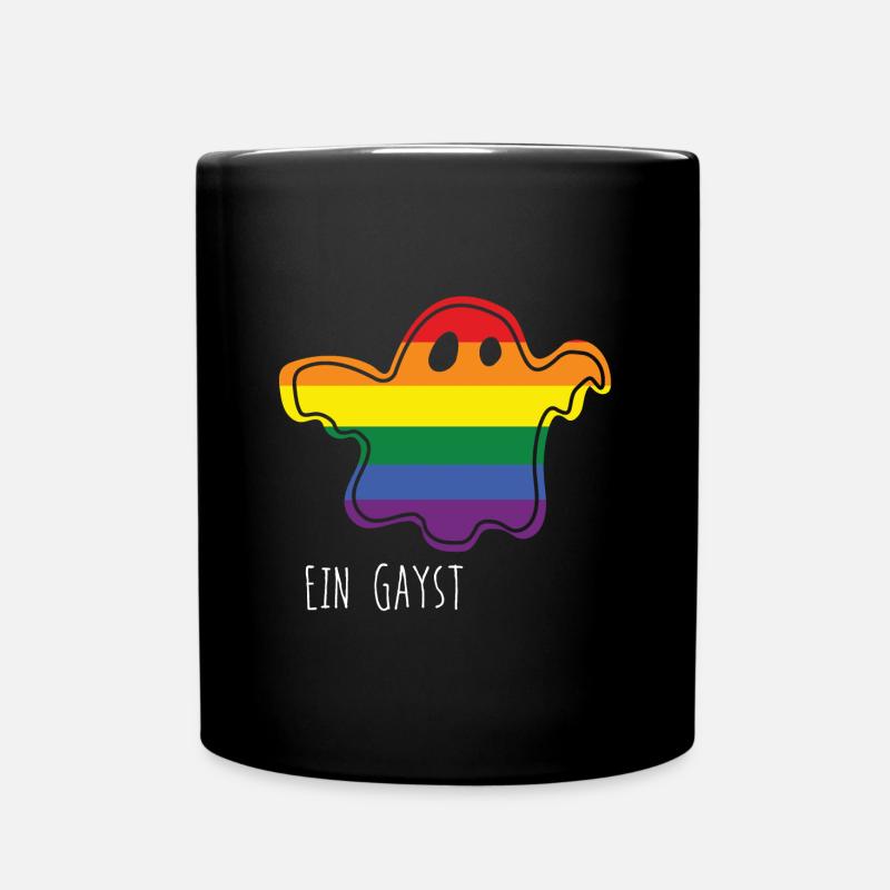 Ein Gayst - Tasse einfarbig - Schwarz