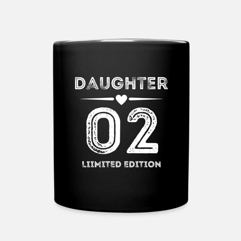 daughter 02 - Tasse einfarbig - Schwarz