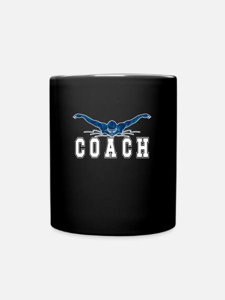 Swimming Coach Coach Swimming Club Swimming Coach - Full Colour Mug - black