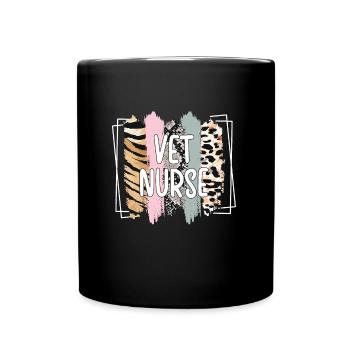 Infirmière vétérinaire Vétérinaire-Infirmière Assistante Vétérinaire - Mug uni - noir - Devant