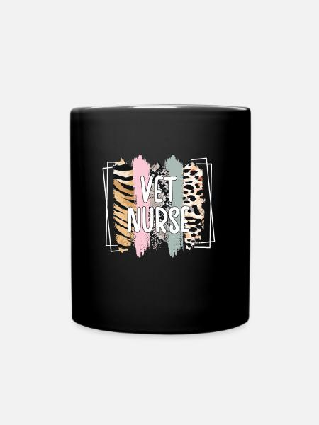 Infirmière vétérinaire Vétérinaire-Infirmière Assistante Vétérinaire - Mug uni - noir