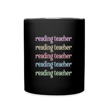 Professeur de lecture Enseignant de lecture Lecture Livres spécialisés - Mug uni - noir - Devant