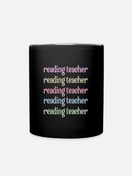 Professeur de lecture Enseignant de lecture Lecture Livres spécialisés - Mug uni - noir