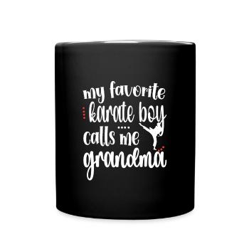 Fière Karaté Grand-mère Meilleur Karaté Grand-mère Cadeau - Mug uni - noir - Devant