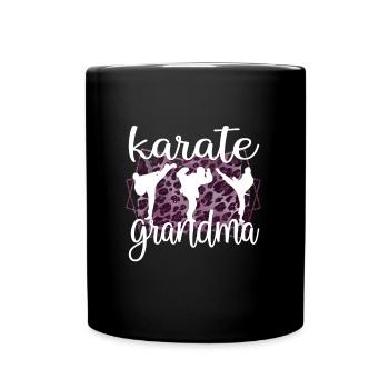 Fière Karaté Grand-mère Meilleur Karaté Grand-mère Cadeau - Mug uni - noir - Devant