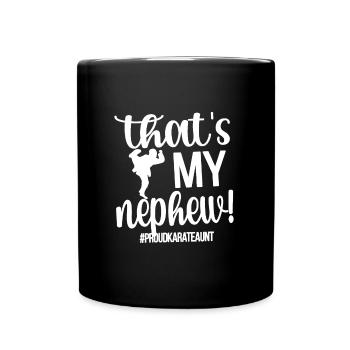 Meilleur cadeau de tante de karaté Tante fière de karaté - Mug uni - noir - Devant