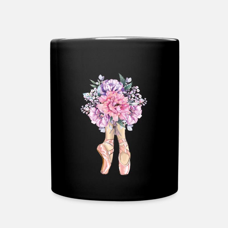 Balletttänzerin Geschenk Ballerina Ballett-Tänzer - Tasse einfarbig - Schwarz