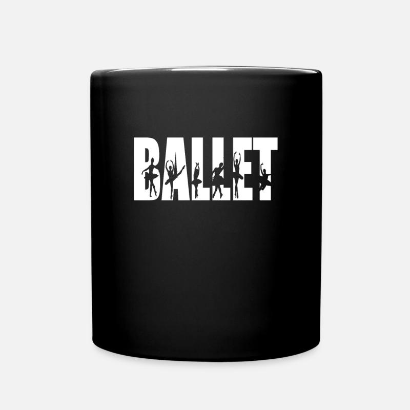 Ballet Dancer Gift Ballerina Ballet Dancer - Full Colour Mug - black