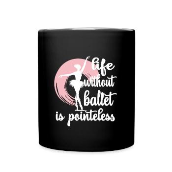 Cadeau de danseuse de ballet ballerine danseuse de ballet - Mug uni - noir - Devant