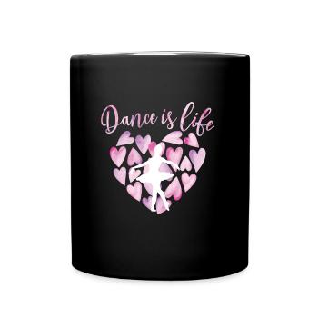 Cadeau de danseuse de ballet ballerine danseuse de ballet - Mug uni - noir - Devant