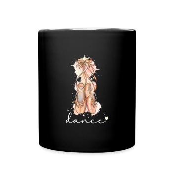 Cadeau de danseuse de ballet ballerine danseuse de ballet - Mug uni - noir - Devant