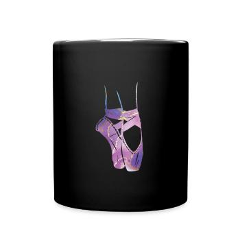 Balletttänzerin Ballerina Balletttanz Ballerina - Tasse einfarbig - Schwarz - Vorne