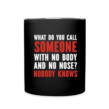 Father jokes Dad Jokes - Full Colour Mug - black - Front