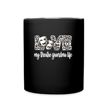 Théâtre Grand-mère Fière Théâtre Acteurs Grand-mère - Mug uni - noir - Devant
