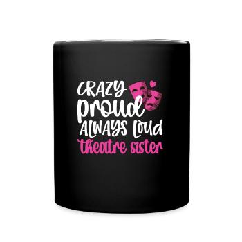 Théâtre Sœur Théâtre Acteur Sœur - Mug uni - noir - Devant
