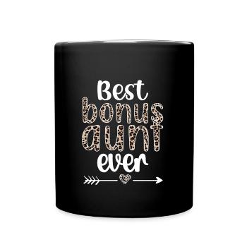 Meilleur bonus Tante Fière Belle-tante Cadeau - Mug uni - noir - Devant