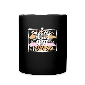 Fier Bonus Tante Meilleur Cadeau Belle-Tante - Mug uni - noir - Devant