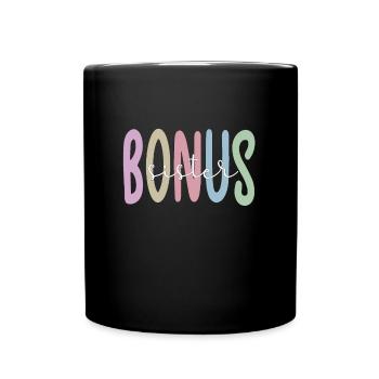 Bonus Sister Gift Meilleure demi-sœur - Mug uni - noir - Devant