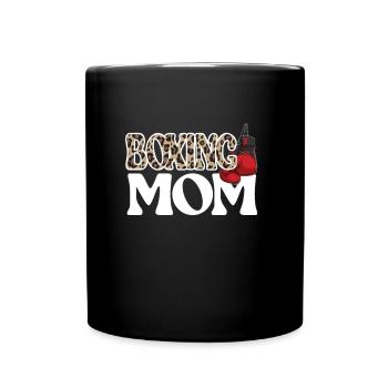 Cadeau de maman de boxe Maman de boxe fière de Boxer Mama - Mug uni - noir - Devant