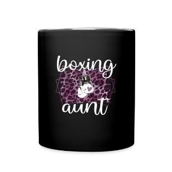 Boxe Tante Fière Boxe Tante Par Boxer Tante Cadeau - Mug uni - noir - Devant