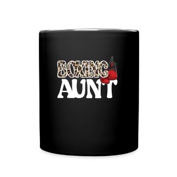 Boxe Tante Fière Boxe Tante Par Boxer Tante Cadeau - Mug uni - noir - Devant
