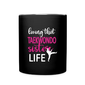 Taekwondo Sœur Fière Taekwondo Sœur - Mug uni - noir - Devant