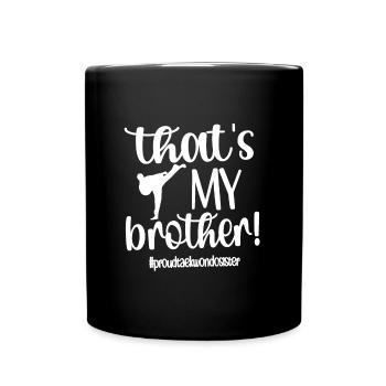 Taekwondo Sœur Fière Taekwondo Sœur - Mug uni - noir - Devant