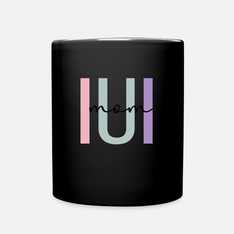 Stolze IUI Mama IUI Intrauterine Insemination Mama - Tasse einfarbig - Schwarz