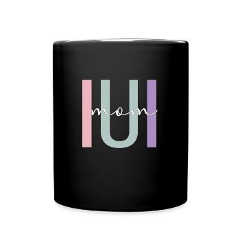 Stolze IUI Mama IUI Intrauterine Insemination Mama - Tasse einfarbig - Schwarz - Vorne