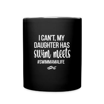 Fière maman nageuse Maman nageuse Maman - Mug uni - noir - Devant