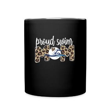 Maman natation Mère de nageuse Maman Natation - Mug uni - noir - Devant
