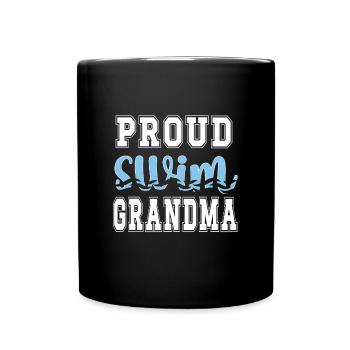 Meilleure natation Grand-mère Grand-mère Nageuse Grand-mère Natation Grand-mère - Mug uni - noir - Devant