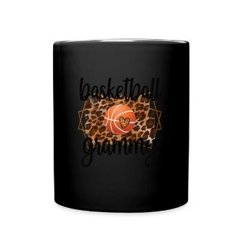 Grammy Oma Von Basketballspieler Basketball Grammy - Tasse einfarbig - Schwarz - Vorne