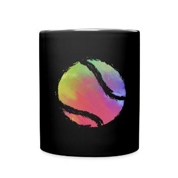 Tennis - Mug uni - noir - Devant