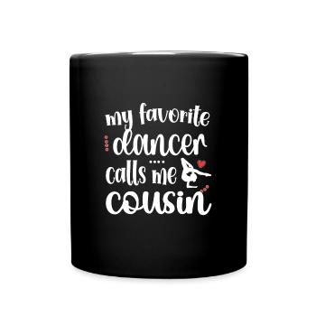 Fier Cousin de Danse D’un Danseur Cousin Danseur - Mug uni - noir - Devant