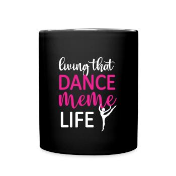 Fier Dance Meme Grandma Of Dancer Dancing Meme - Mug uni - noir - Devant